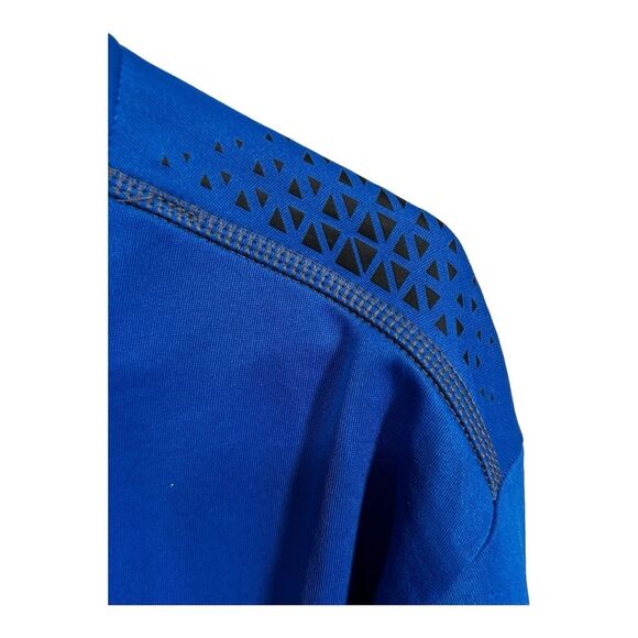 Under Armour 1/4 Zip Neck Blue Storm Fleece Pullover Loose Fit size large - Picture 3 of 7